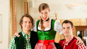 Gruppe in Tracht