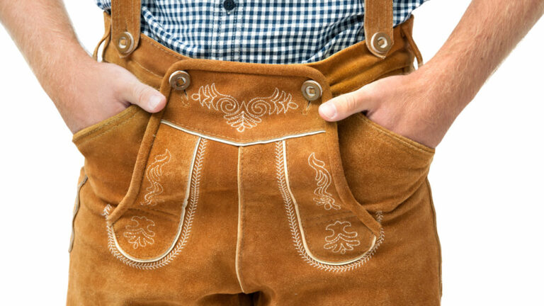 Saubere Trachtenlederhose