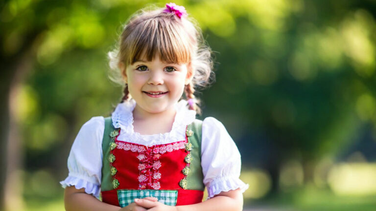 Mädchen im Dirndl