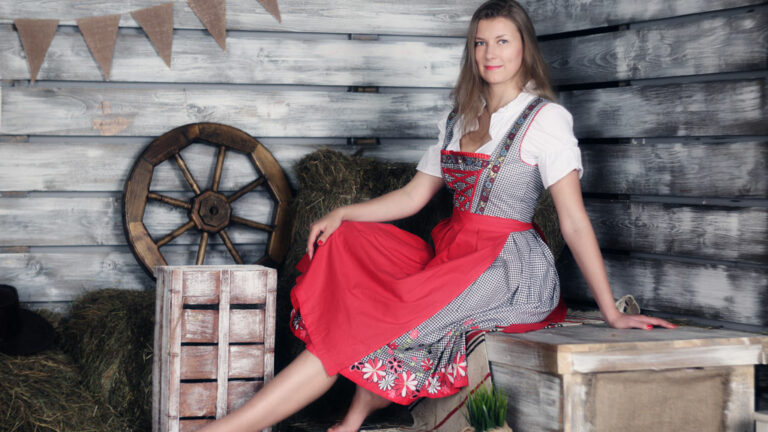Designer Dirndl extravagant