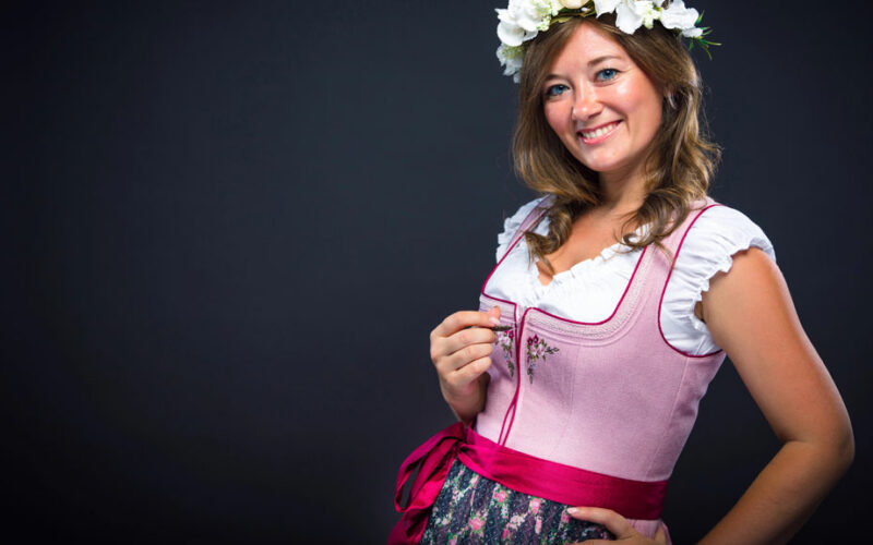 Dirndl Schleife rechts