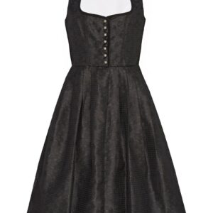 Midi Dirndl 70cm Gastro schwarz Ronja 005599