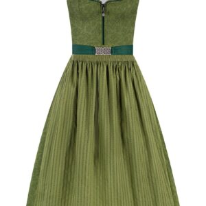Dirndl lang 85 cm grün gemustert Britta 011872