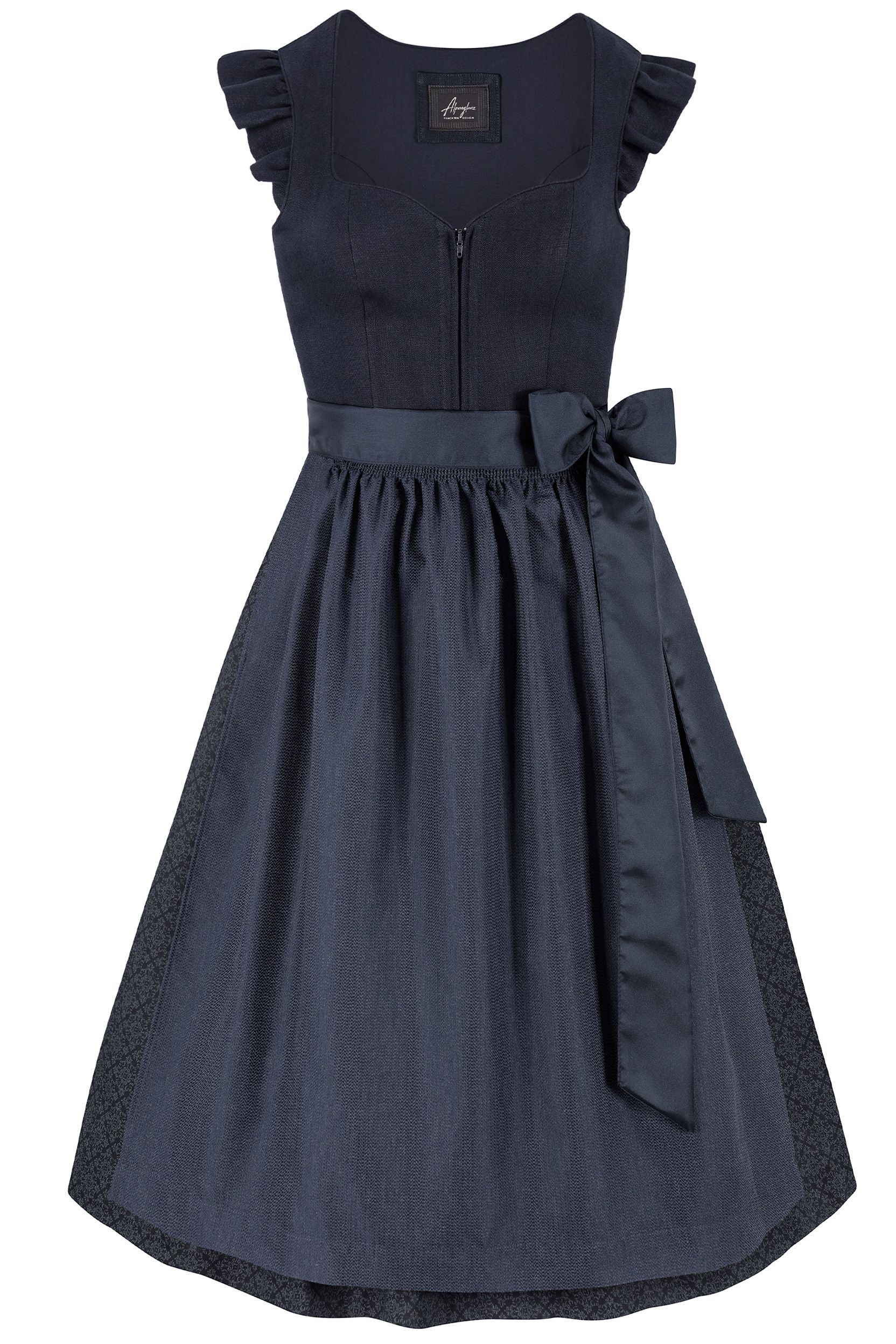 Dirndl AMARENA (70 cm) aus Leinen