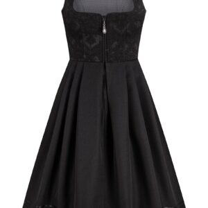Midi Dirndl 70 cm Gastro schwarz Nicole 130915