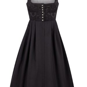 Dirndl lang 80 cm Gastro schwarz Amy 005582